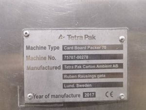 Tetra Pak 70 case packer
